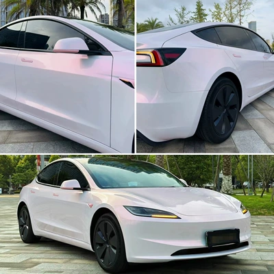 Car paint protective film Film Ppf in White and Red