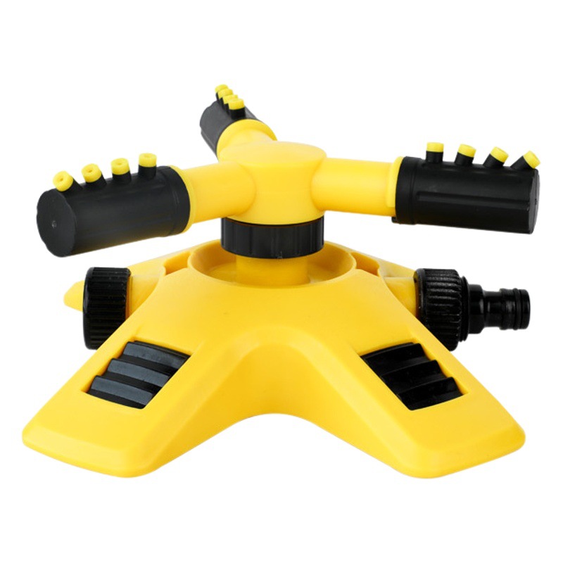 Fábrica de rotación automática de 360 grados de tres bifurcaciones de riego de rociadores giratorios serie rociadores Dispositivo de riego