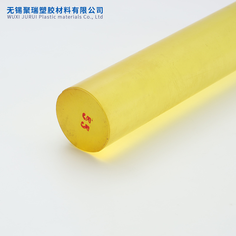 厂家供应聚氨酯橡胶板皮优力胶 淡黄色半透明 高弹性抗压板