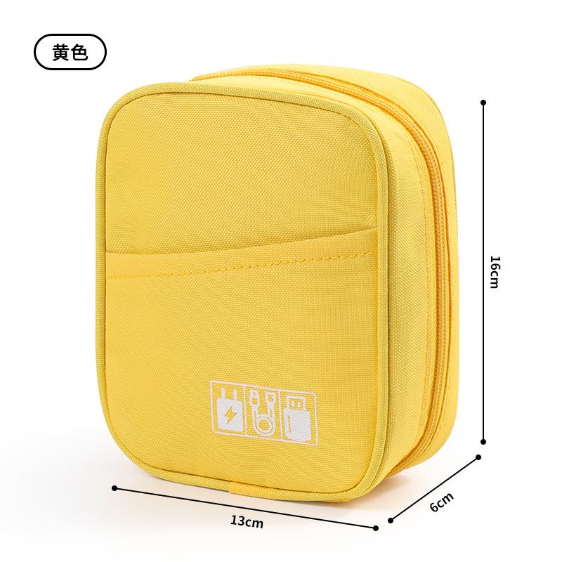 Accesorios digitales de viaje bolsa de almacenamiento bolsa de auriculares portátiles bolsa de cable de datos cargador de enchufe de alimentación bolsa de almacenamiento USB