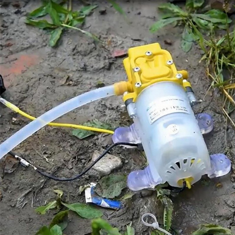 微型水泵电动隔膜泵小型抽水泵 家用增压泵12v高压喷雾小泵自吸泵