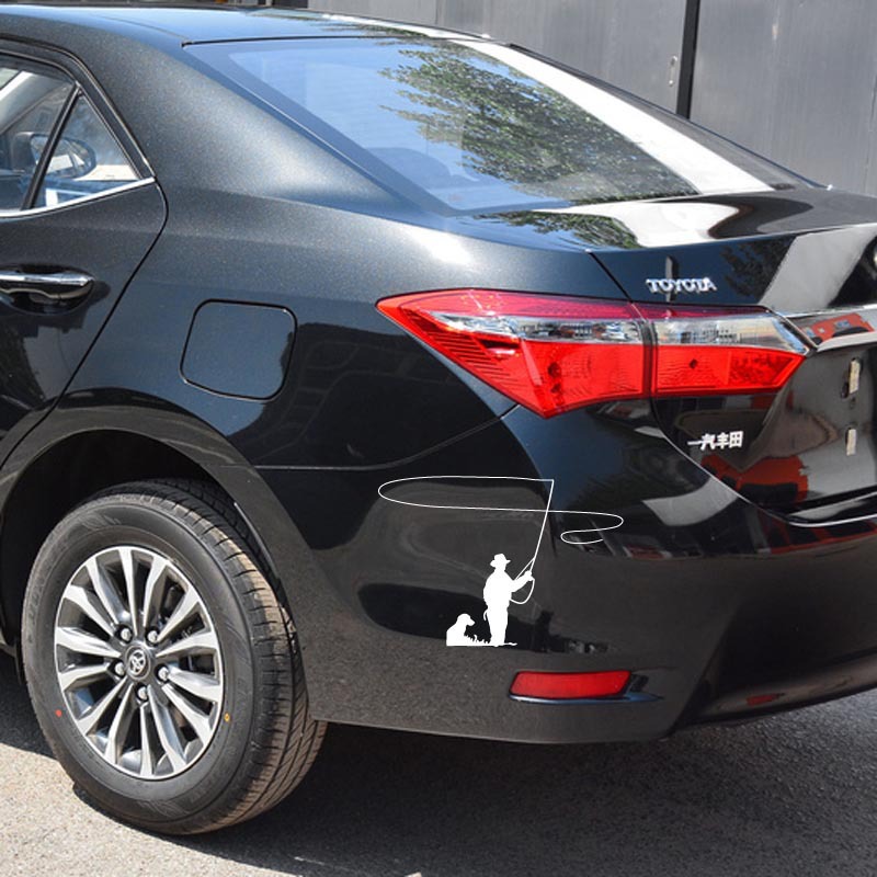 Auto uzlīme makšķerēšana dizains āra sportam un automašīnām_voghion.com