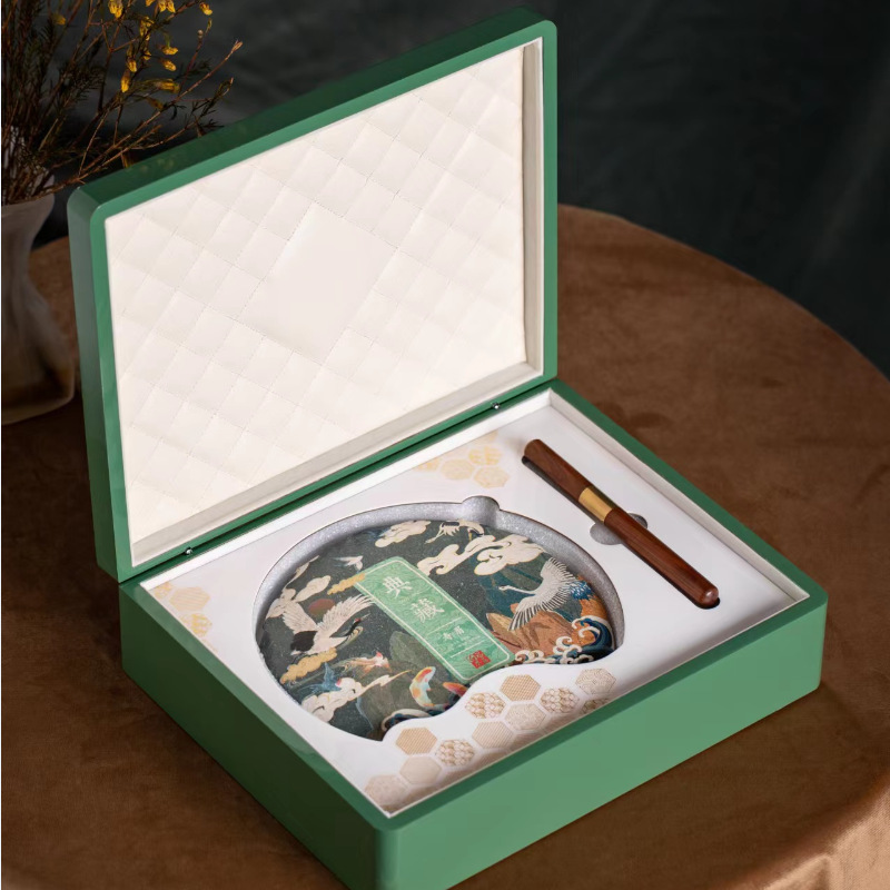 高档创意钢琴烤漆木盒茶叶包装礼盒福鼎白茶普洱七子茶饼通用空盒