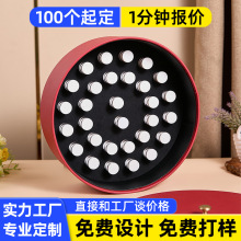 高档圆形燕窝包装礼品盒定制燕窝PU皮盒滋补保健品礼盒工厂定做