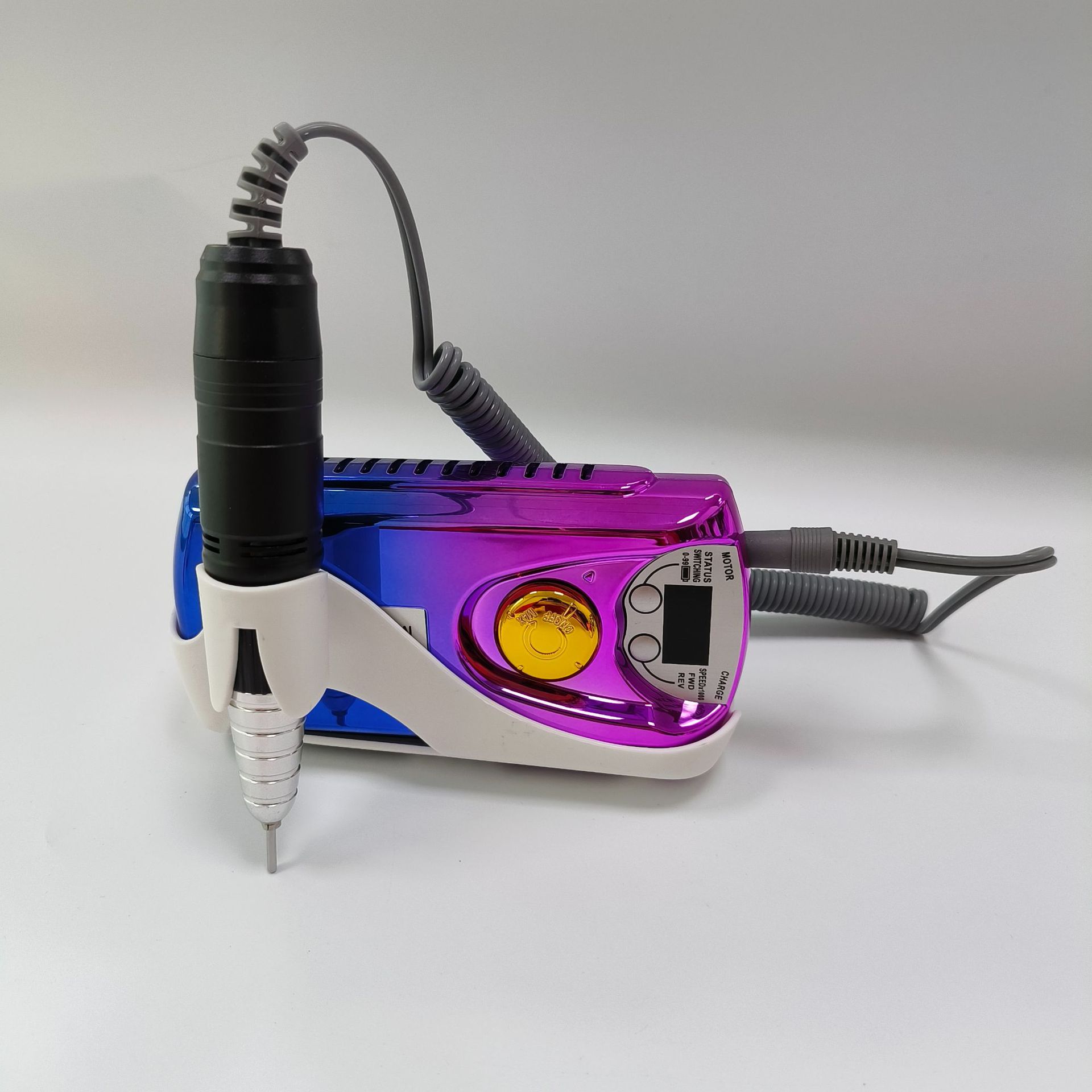 Máquina Eléctrica de Uñas con Gradiente de Color EN101 para Remover Uñas y Cutículas, Set Portátil Recargable