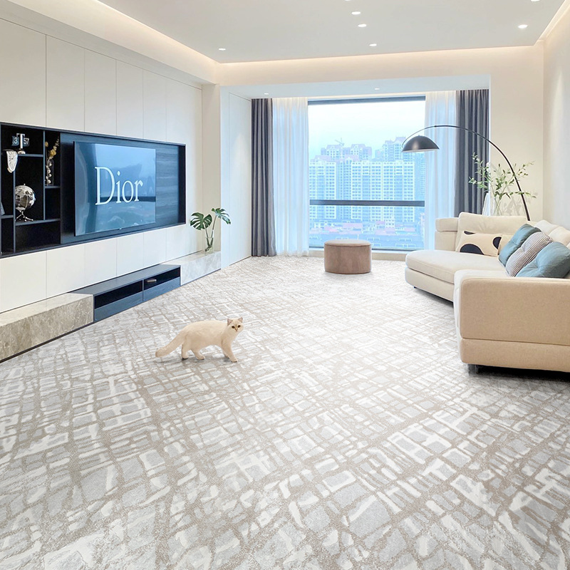Minimalista estilo de viento personalizado lujoso italiano antideslizante sala de estar alfombra de mesa alfombra doméstica alquombra de cama al por mayor