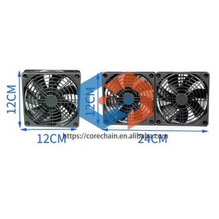 12CM high speed fan adjustable speed server computing power board repair tool 12CM fan cooler