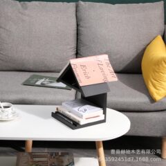 木製本棚ホームデスクトップ書籍や雑誌の収納と整理ラックフローティングブック収納装飾品ディスプレイスタンド