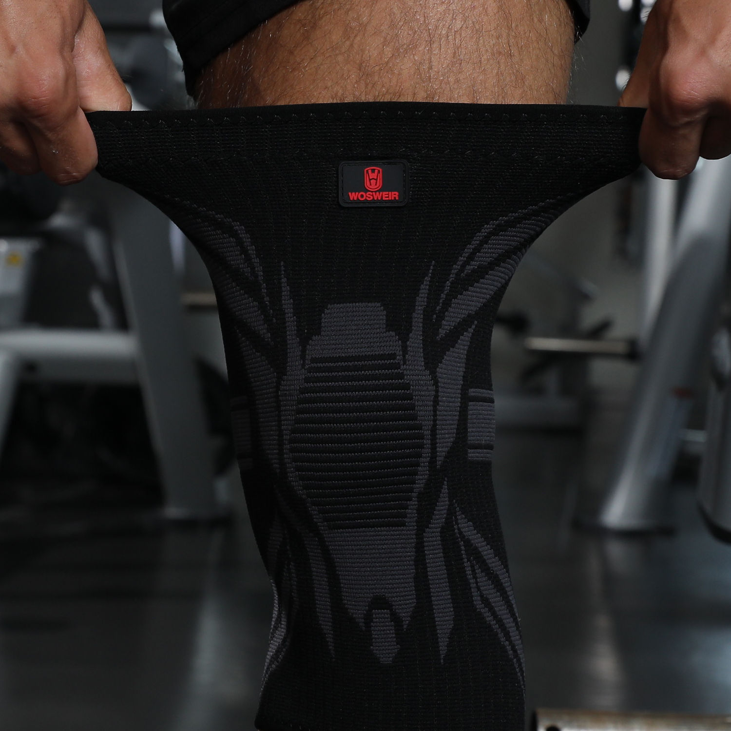 Rodilla deportiva profesional equipo de baloncesto meniscal para hombres y mujeres correr rodilla cubierta antideslizante fitness levantamiento de pesas