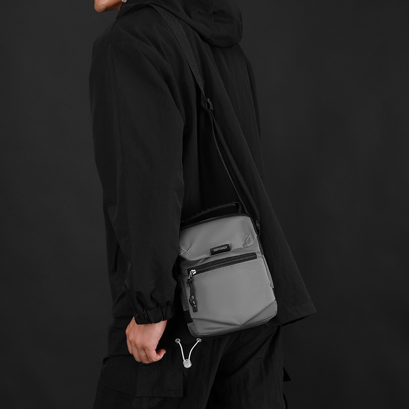 WEPOWER nuevo tipo de bolso de hombro para hombres, bolso de viaje casual para hombres, bolso de viaje ligero a prueba de agua para viajes de negocios
