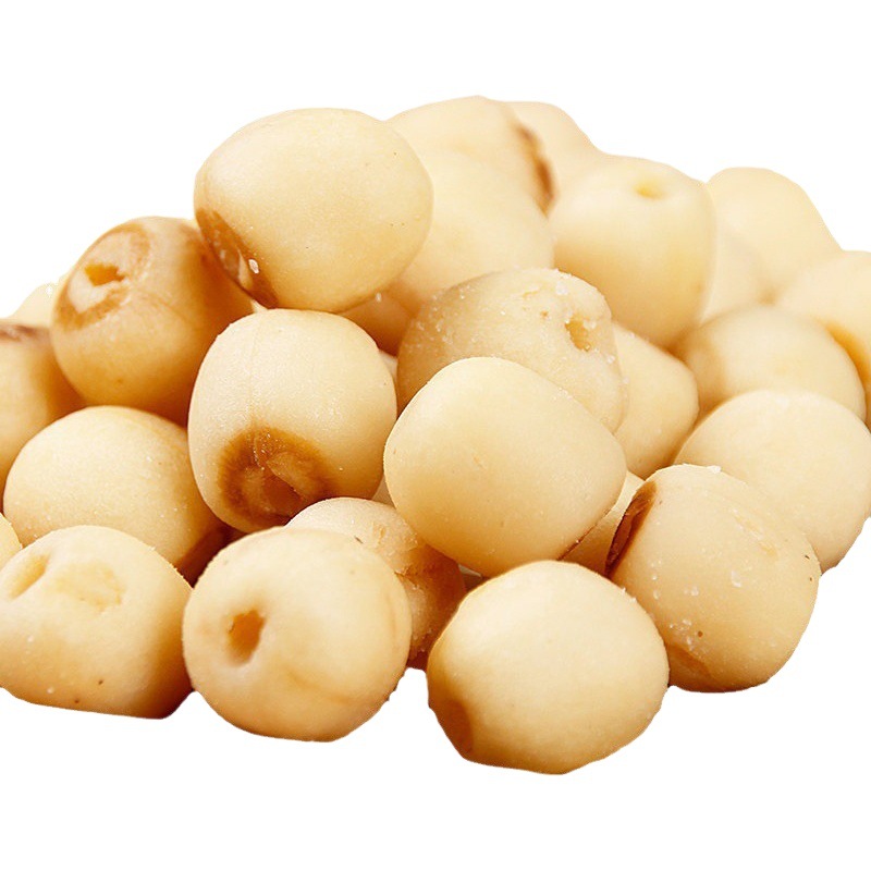 袋を開けてすぐに蓮子を食べて芯に行ってサクサクとばら売りします。