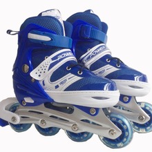 外贸款PVC轮可调节铝支架的轮滑鞋溜冰鞋旱冰鞋OEMINLINE SKATING