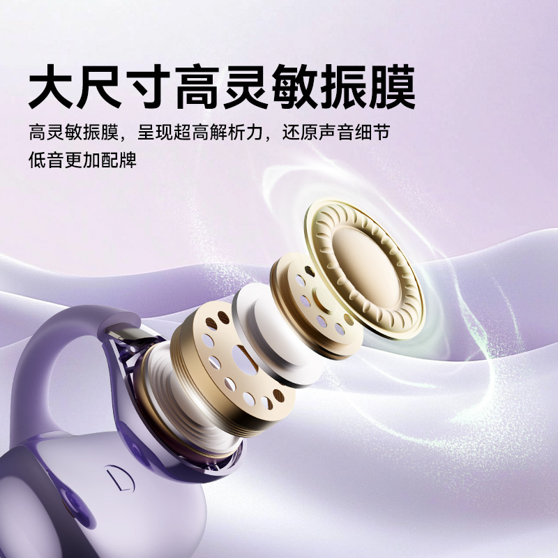 Lanston TS20 auricular bluetooth tipo oreja de clip inalámbrico 2025 nuevo estilo abierto sin orejas para correr