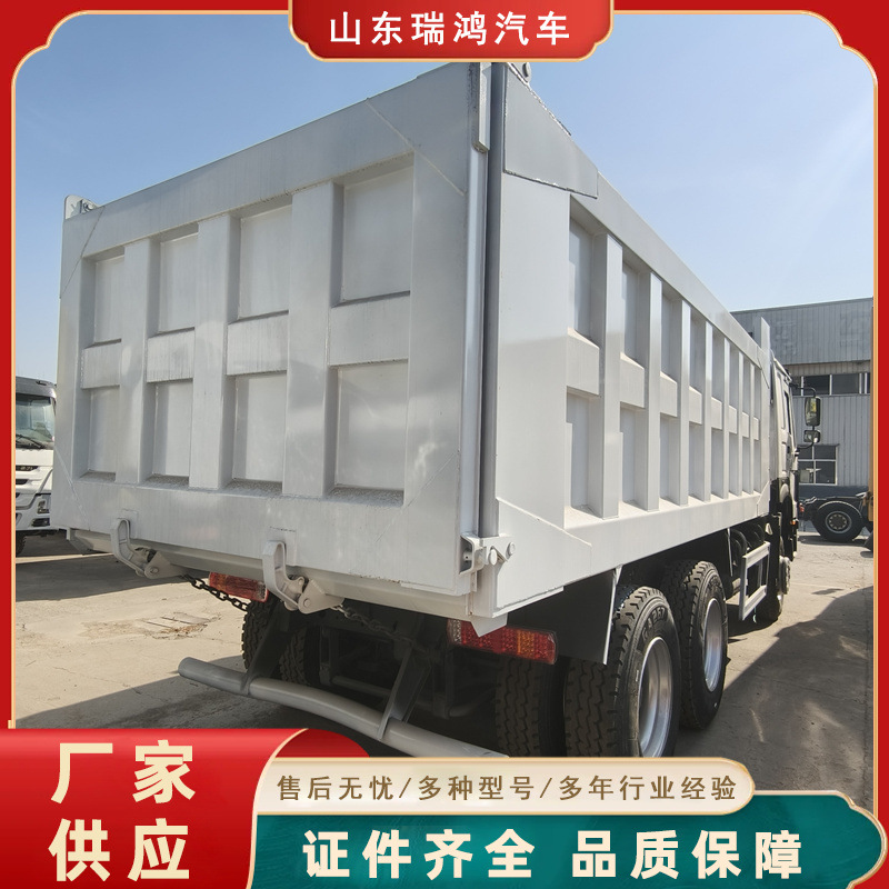 Howo 371-Horsepower Used Engineering Vehicle for Export to Central Asia, Tajikistan, Jilani Dump Truck, Self-Loading Truck