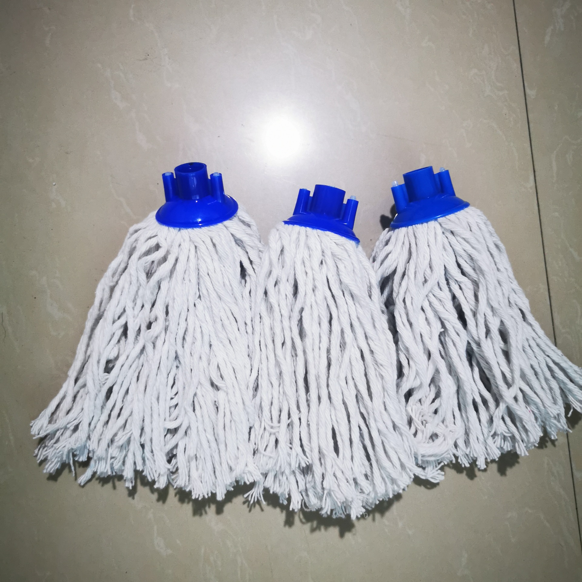 Cabeza de trapeador de algodón de punta redonda pequeña, trapeador antiguo, trapeador de hilo de algodón doméstico, cabezal de reemplazo, trapeador de cera, fabricante de limpieza