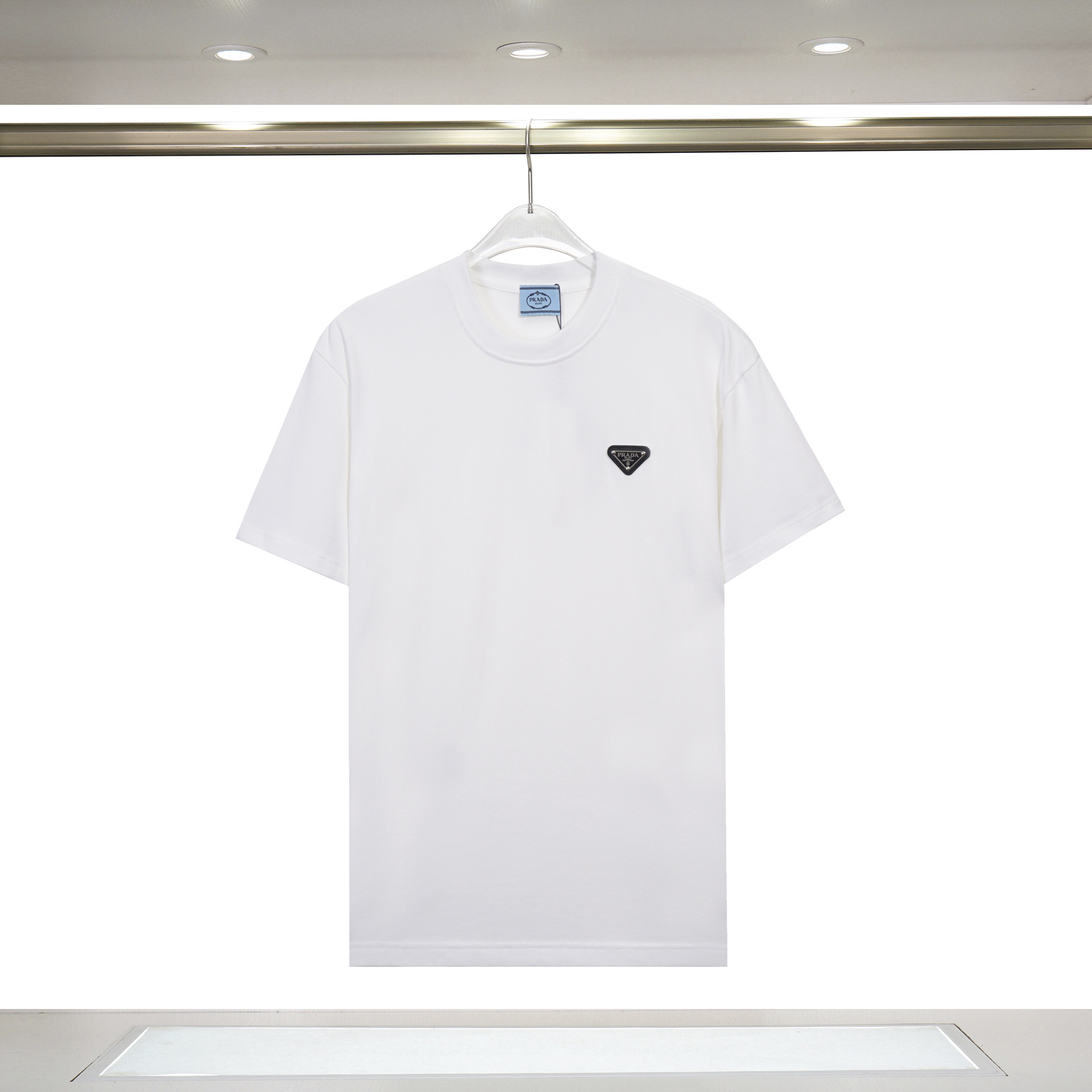Moda transfronteriza Pujia pareja de manga corta tendencia de verano personalidad creativa color PRA letras impresas camiseta femenina