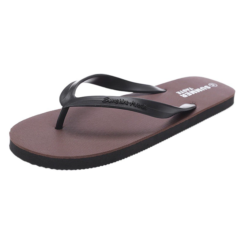 Мужские летние шлепанцы, модные Нескользящие шлепанцы на толстой подошве, износостойкие мужские сандалии на мягкой подошве, модная уличная пляжная обувь