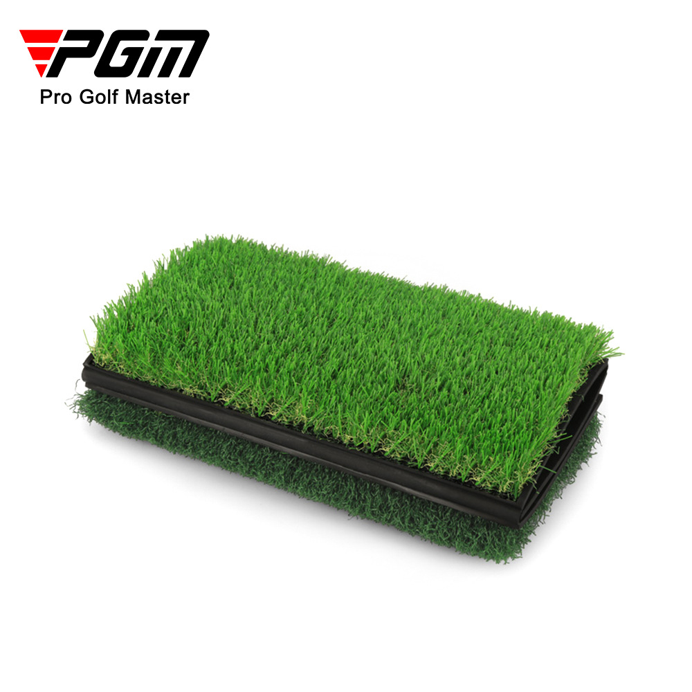 Đệm tập golf PGM ba trong một 65x42cm gấp gọn chịu lực — Miếng đệm gấp ba cỏ DJD024