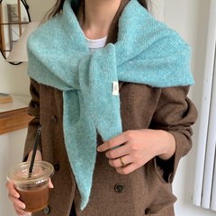 韩系多功能软糯大披肩三角巾女秋冬保暖氛围感防寒围巾骑车防风潮