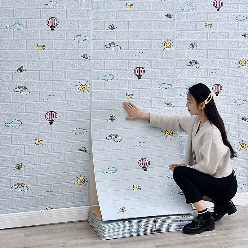 3D самоклеящиеся панели для декоративной стены, 35×38.5 см или 70×77 см, кирпичный и декоративный узор, на заказ
