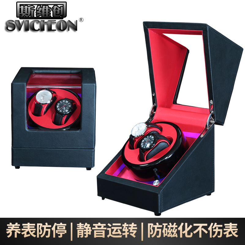 Fuente Reloj de fábrica Shaker hogar automático reloj caja negocio colección hogar mantenimiento artefacto entrega de una sola pieza