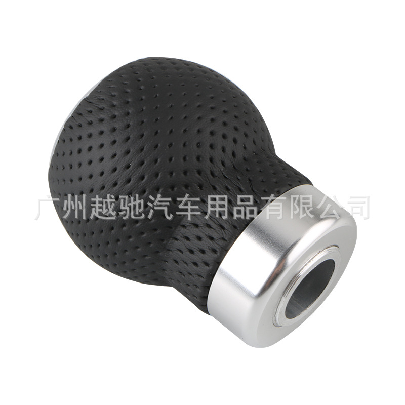 Modificación del coche con cabeza de cambio de marchas cuero colgando cabeza de cambio palanca de cambio Manual 5 engranaje mano onda redonda cabeza de cambio