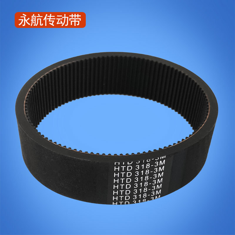 제조업체 공급 영항 포장기 타이밍 벨트 플러스 그린 글루 두꺼운 내마모성 390L 타이밍 벨트