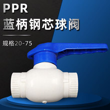 立勤 PPR蓝炳钢芯球阀20-63ppr球阀开关闸阀钢心阀门开关