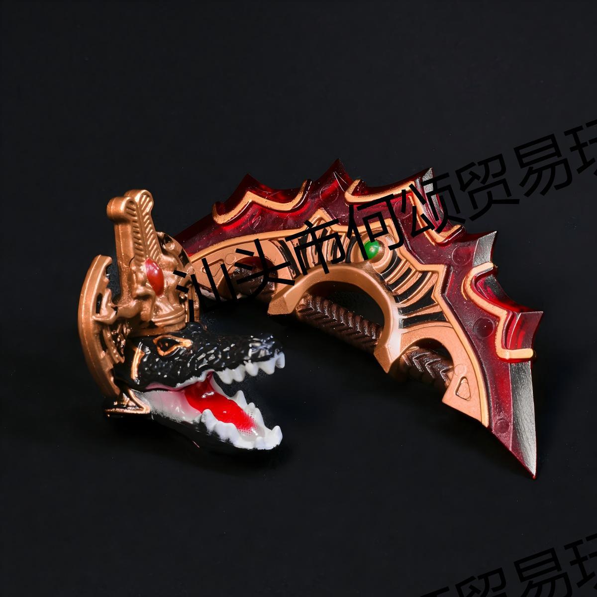 第三方中古埃及神话索贝克鳄鱼神战斗版头特效武器小人仔配件包积