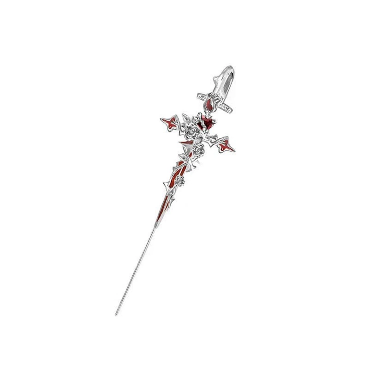 2025 горячие новые изделия Thorn Series Cross Earrings Sweet and Cool High-end Earrings Niche Dark New Ear Needle