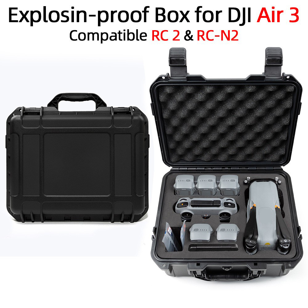 [Nuevo producto] Aplicable a DJI air 3s caja de almacenamiento air 3s caja a prueba de explosiones DJI air 3s caja de almacenamiento con pantalla