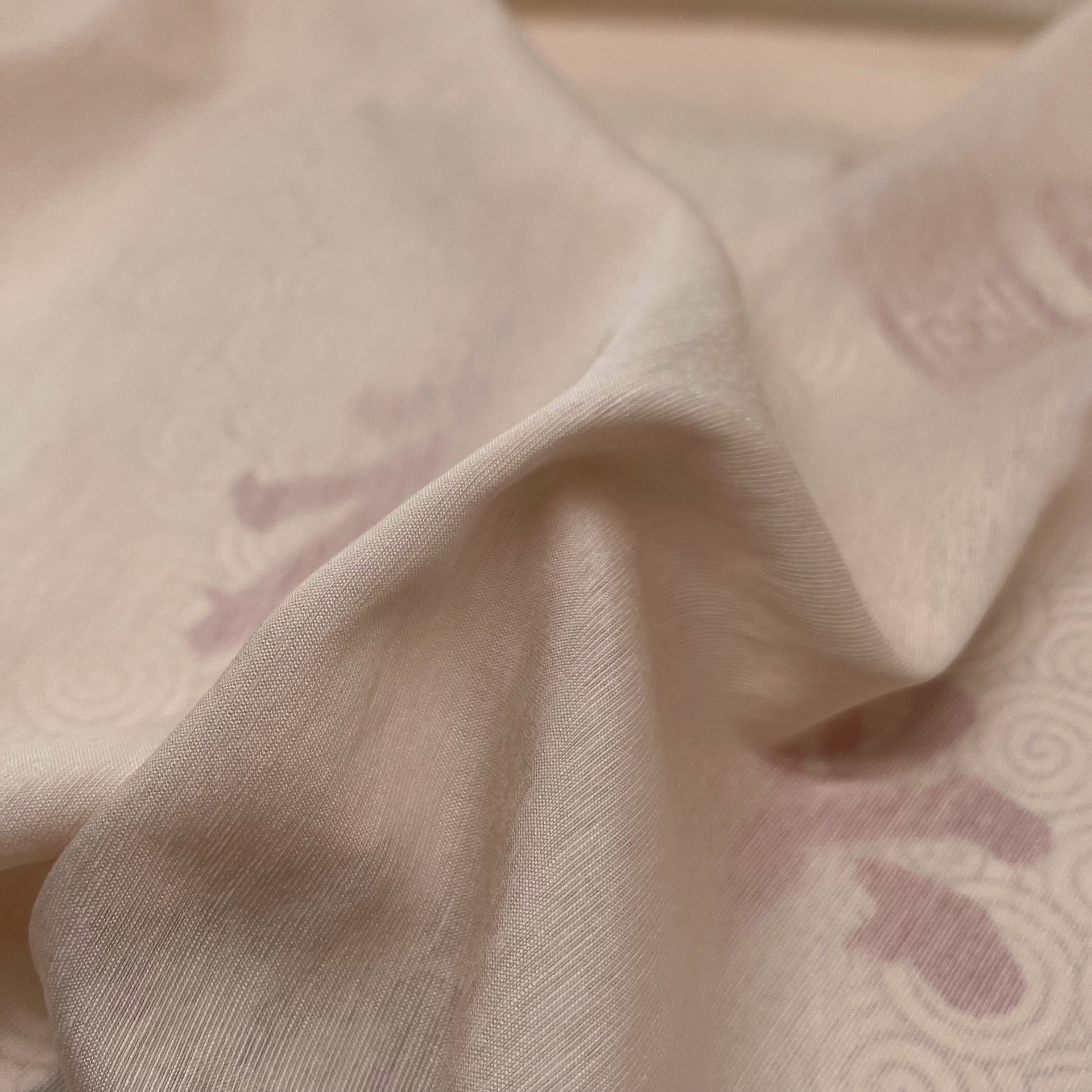 Synthetic Tencel Linen Fabric Blended Lightweight Breathable Non-Elastic Nylon Spring and Summer Light Dress Hanfu Fabric