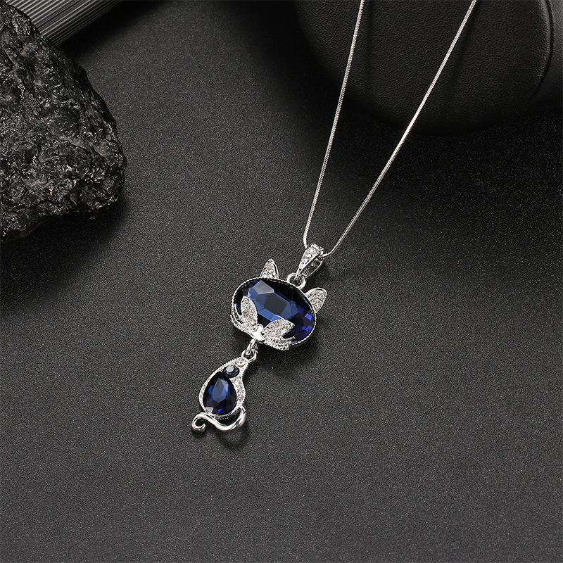 181 블루 크리스탈 고양이