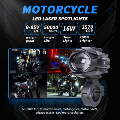 High-Brightness Road Lighting Headlight Electric | Motorcycle headlights, headlights