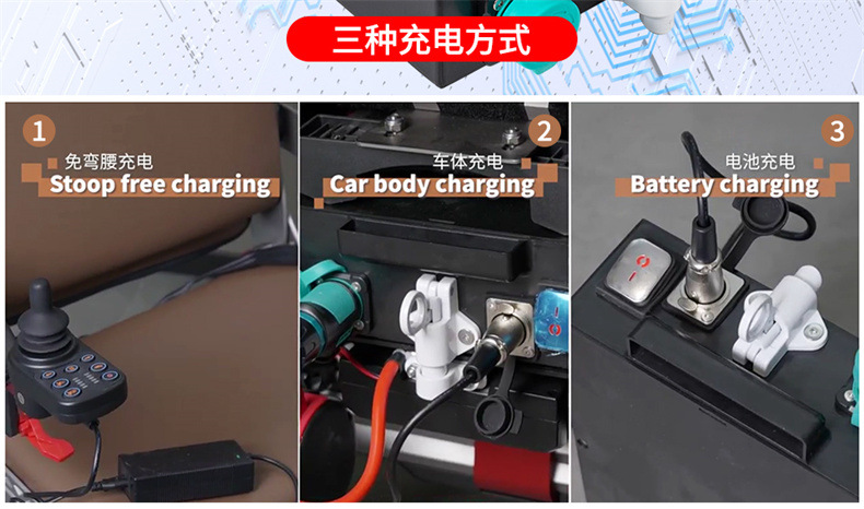 Swiss Brand Bangfu Electric Wheelchair, Intelligent Fully Automatic Folding and Lifting Seat, Special Mobility Vehicle for Disabled Elderly People