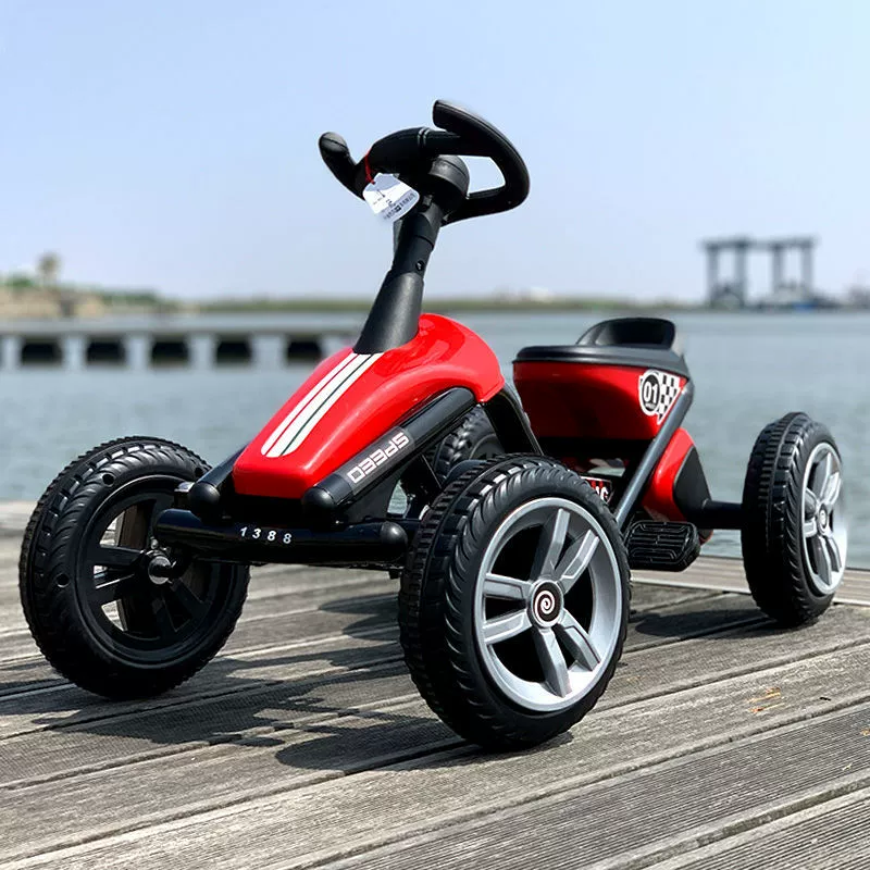 Детский четырехколесный картинг с педалью, игрушечный автомобиль, большая и маленькая спортивная коляска для фитнеса, мужская и женская детская педальная машина