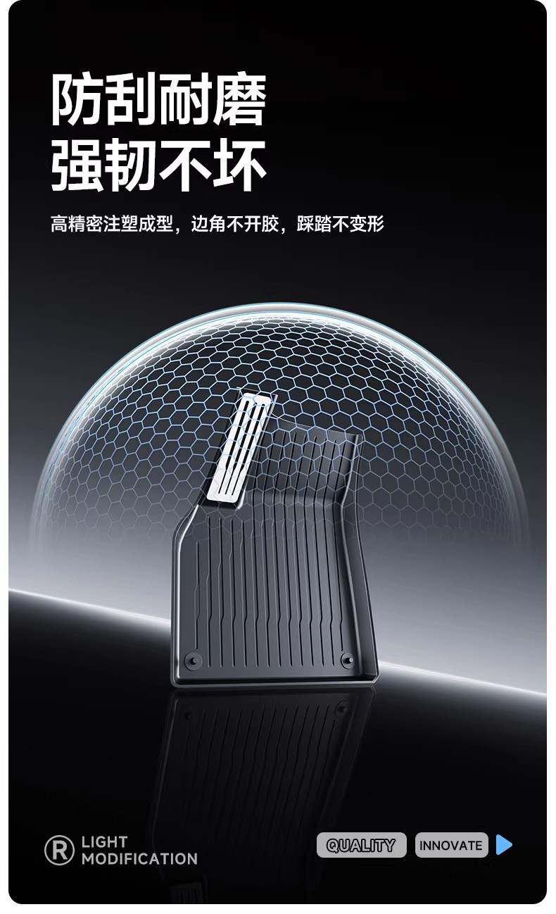 Suitable for the Updated Version of Model Y/Yl/3 Tesla, Full-Coverage Tpe Floor Mats, Official Website Tesla Accessories