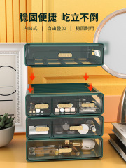 Wholesale Office Student Dorm Desk Storage Box Drawer Style Handwriting Stationery Storage Box Desk Top