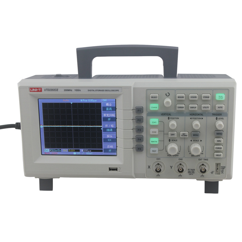 深圳UNI-T/优利德代理供应UTD2202CE示波器UNI-T示波器200MHz