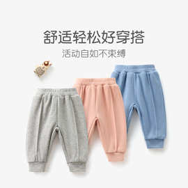 儿童卫裤春季新款宝宝休闲裤春秋男童外穿长裤韩版百搭女童运动裤