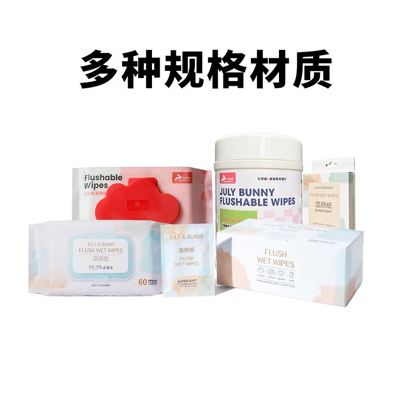 [Suministro directo de fábrica] Papel higiénico húmedo, procesamiento personalizado, OEM, toallitas sanitarias que se pueden lavar, fórmula no sensible