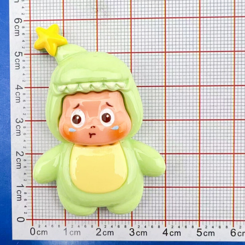 漫画かわいいスターマンかわいい赤ちゃん diy 樹脂アクセサリー手作りヘアピンキーホルダー携帯電話チェーンクリーム接着剤ジュエリー|undefined