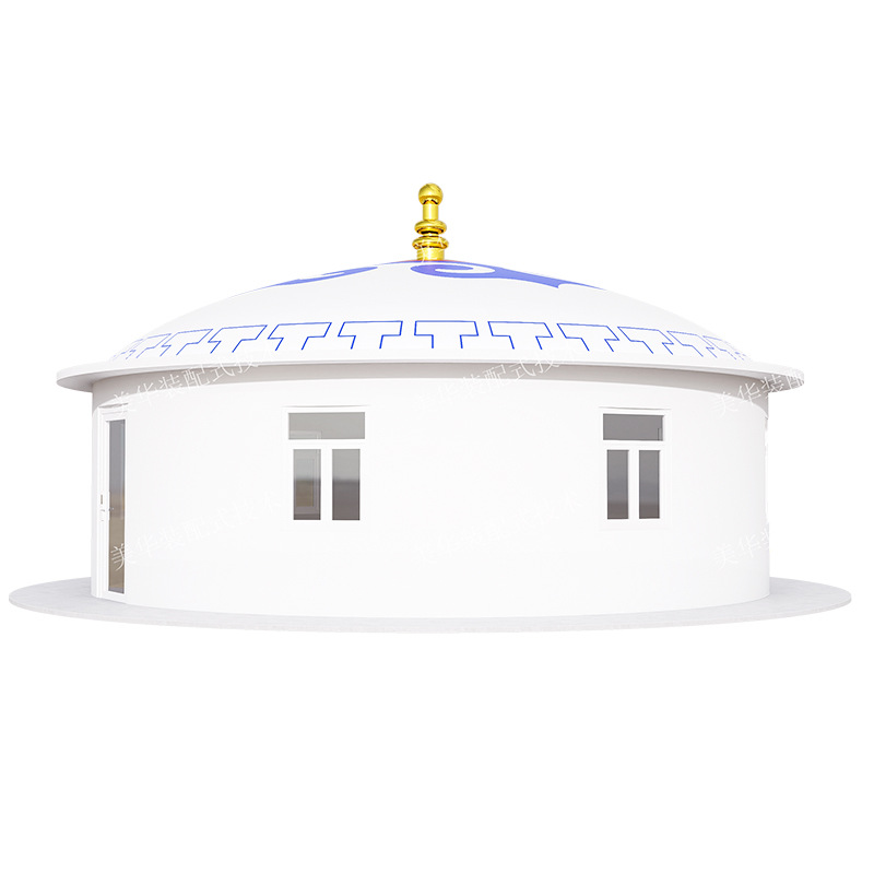 Gran tienda de mochila de granja comida al aire libre alojamiento de pastizales barbacoa hotel escénico grueso a prueba de viento y calor