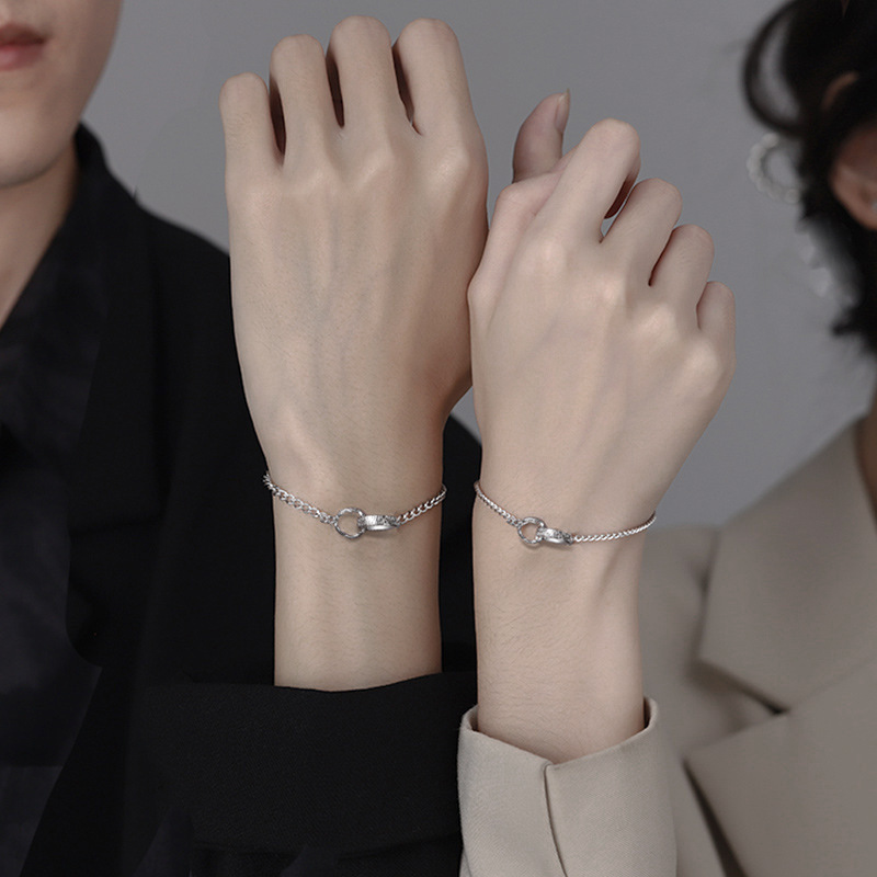 Couple Bracelets for Men and Women, Niche Versatile Minimalist Style with a High-End Feel, Wholesale Jewelry