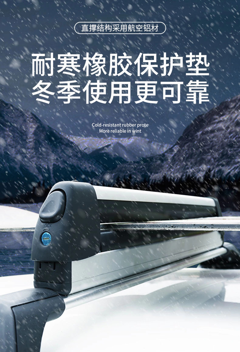 Car Roof Ski Rack Aluminum Alloy Board Carrier Retractable