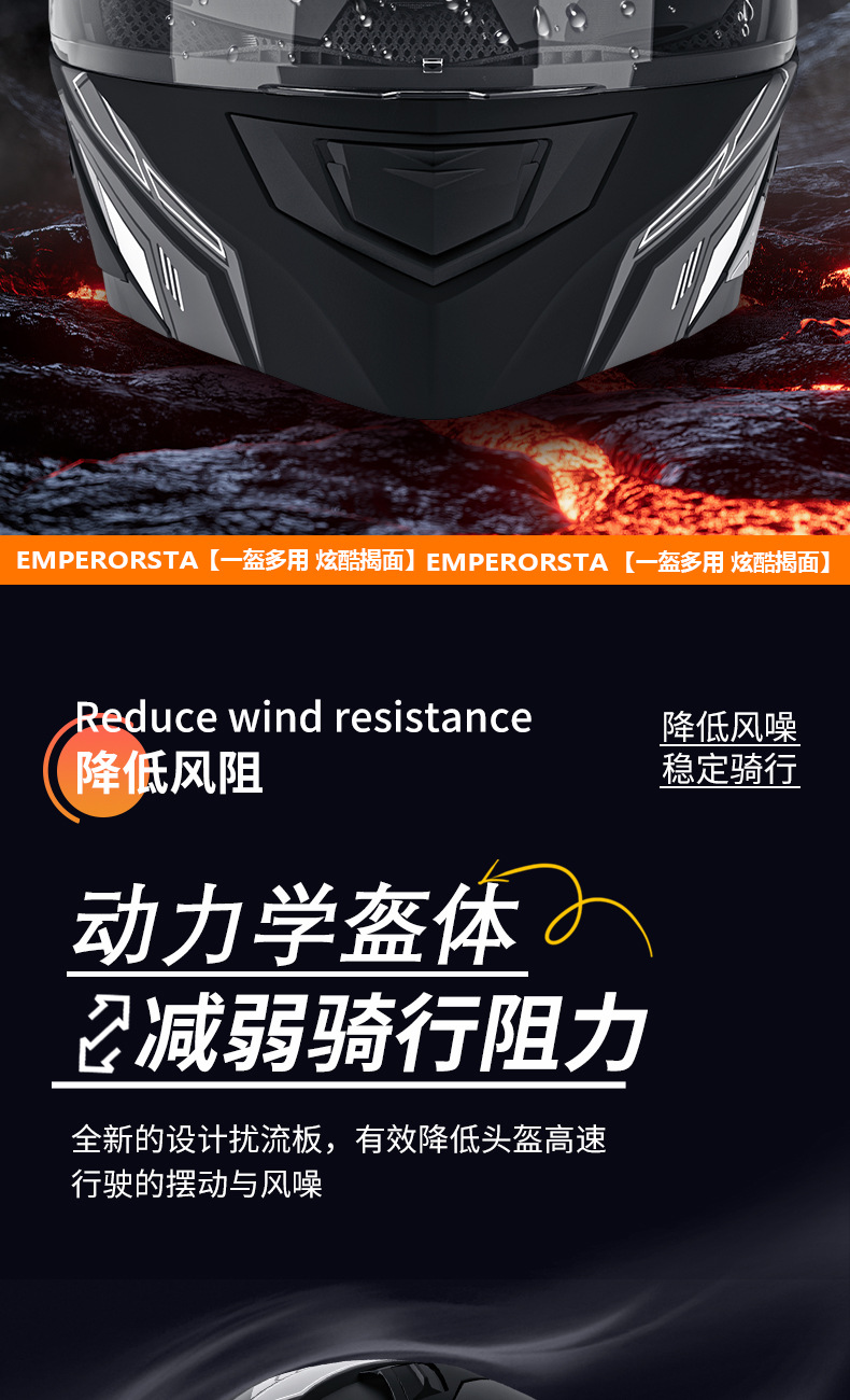 Suitable for Men's Motorcycle Helmets, Winter Built-In Bluetooth Headsets, Anti-Fog and Warm Motorcycles, Safe for All Seasons