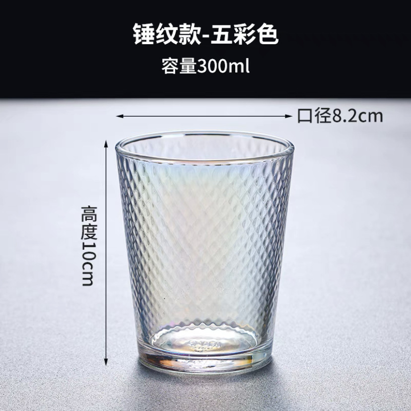 Tazas de vidrio RUOPA, tazas de agua de color, tazas de café multicolores, tazas de café de alto valor de color, tazas de agua de color, tazas de café de color, tazas de café de color