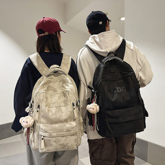 高颜値かばん女子大学生新大容量パソコン旅行バックパック男子百合高校生ランドセル潮