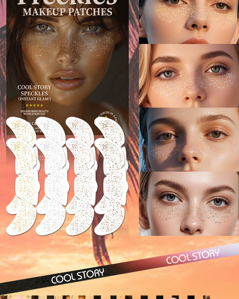19g Weight Freckle Patch Event & Party Supplies 1 Set Quantity Party Occasion Paper Material Star Pattern Star Paper Tattoos & Body Art 1 Set 11