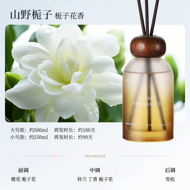 无火香薰大瓶酒店卧室家用扩香厕所藤条熏香除臭香氛精油持久留香|undefined